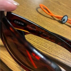 Costa Sunglasses with Tortoiseshell and Orange